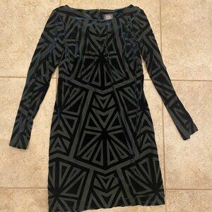 Teal Patterned Dress